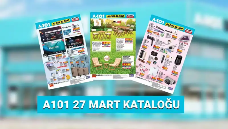 A101 Aktüel Kataloğu 27 Mart: Yeni Ürünlerle Evleriniz Şıklık Kazanıyor!