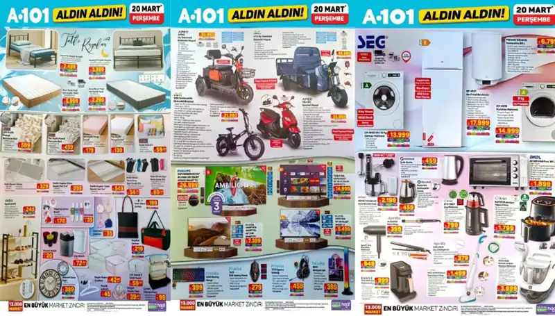A101'in 20 Mart Kataloğunda Yer Alan Yenilikler: Airfryer, Gaming Ekipmanları ve Daha Fazlası