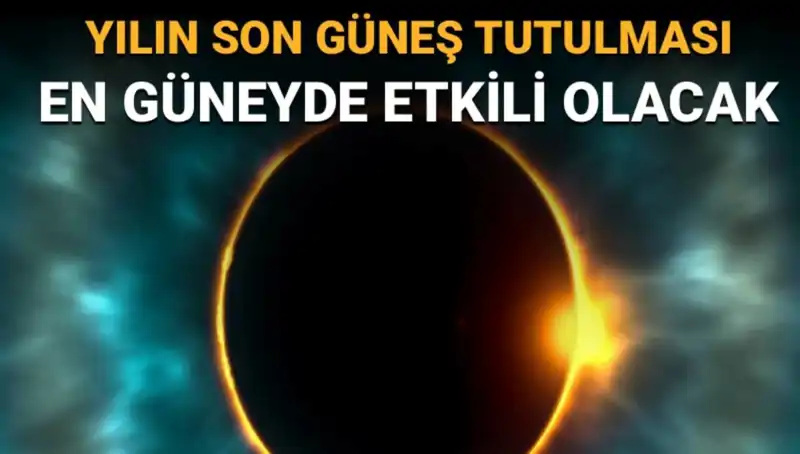 Yılın Son Güneş Tutulması Eylül’de: Ay, Güneş’in %85’ini Örtecek!