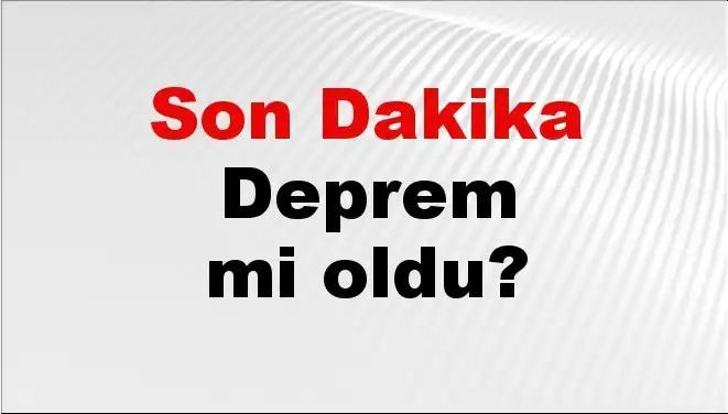Balıkesir'de Deprem Korkusu: Son Gelişmeler ve Detaylar